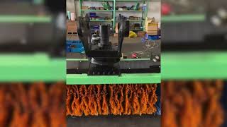 TGEC Excavator Rotary Hydraulic Sweeper in operation