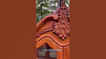 Tủ rượu gỗ gõ cao cấp