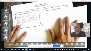 Persuasive texts reading lesson