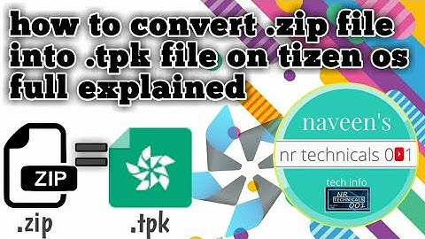 How to convert zip file into tpk on tizen z1,z2,z3,z4|download androzen pro