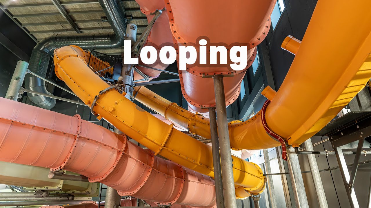 First LOOPING Water Slide in Belgium! Sportoase Groot Schijn