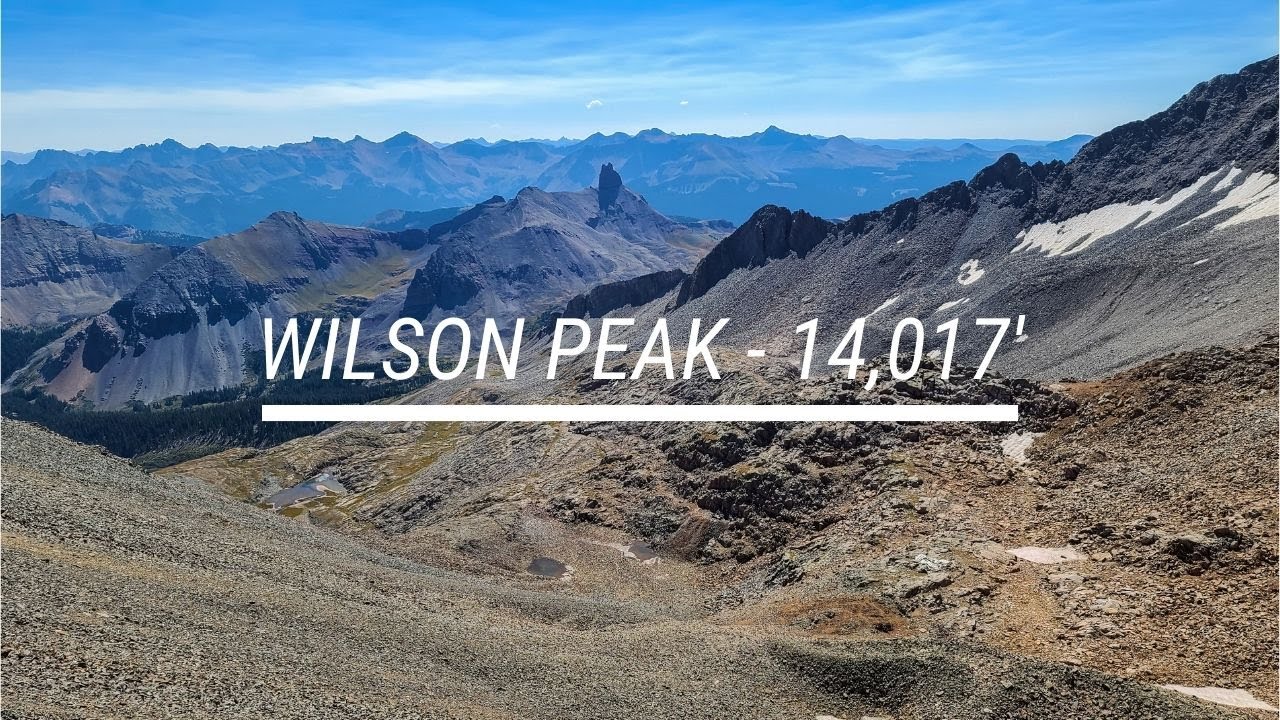 Colorado 14ers - Wilson Peak in 4k!