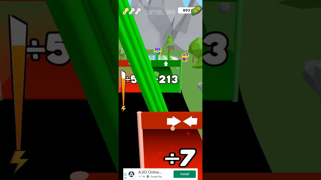 crayon rush 3D game level 159 