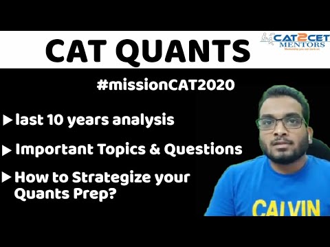 How to prepare for Quantitative aptitude for CAT. Last 10 Years CAT ...