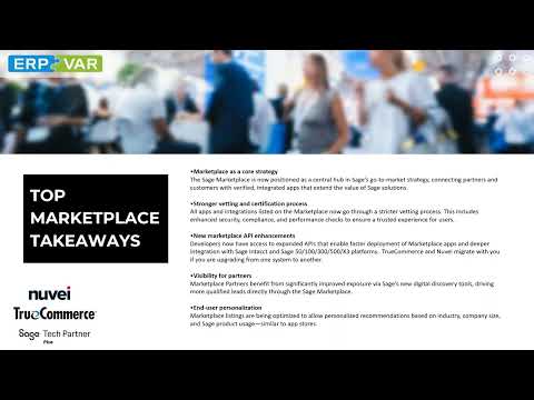 Top Sage Future 2025 Takeaways! - video from ERPVAR