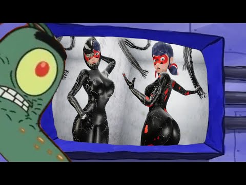 Plankton Watching Miraculous ladybug - VENOM TRANSFORMATION 🐞