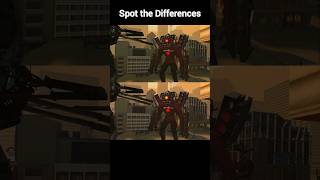 Spot The Differences | Titan Speakerman #Skibiditoilet #Shorts