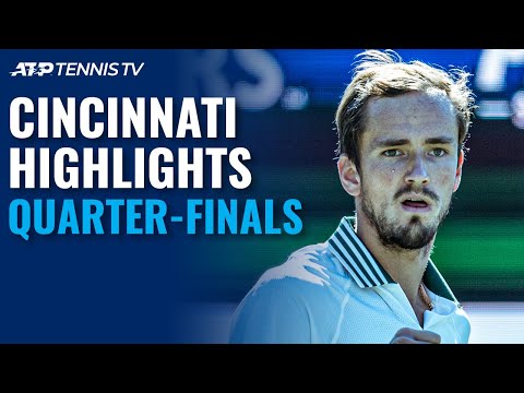 Tsitsipas vs Auger-Aliassime; Medvedev, Zverev Eye Semis | Cincinnati 2021 Quarter-Finals Highlights