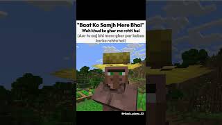 Minecraft But It Became TOO REAL |  #minecraft #memes #explore #gaming  #viral #funny | RITESHPLAYZ