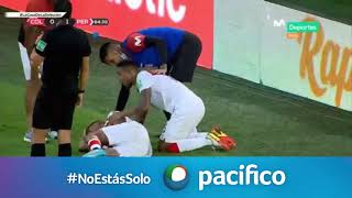 PERU 1  COLOMBIA 0  TRIUNFASO PERUANO EN BARRANQUILLA GOL D EDISON FLORES