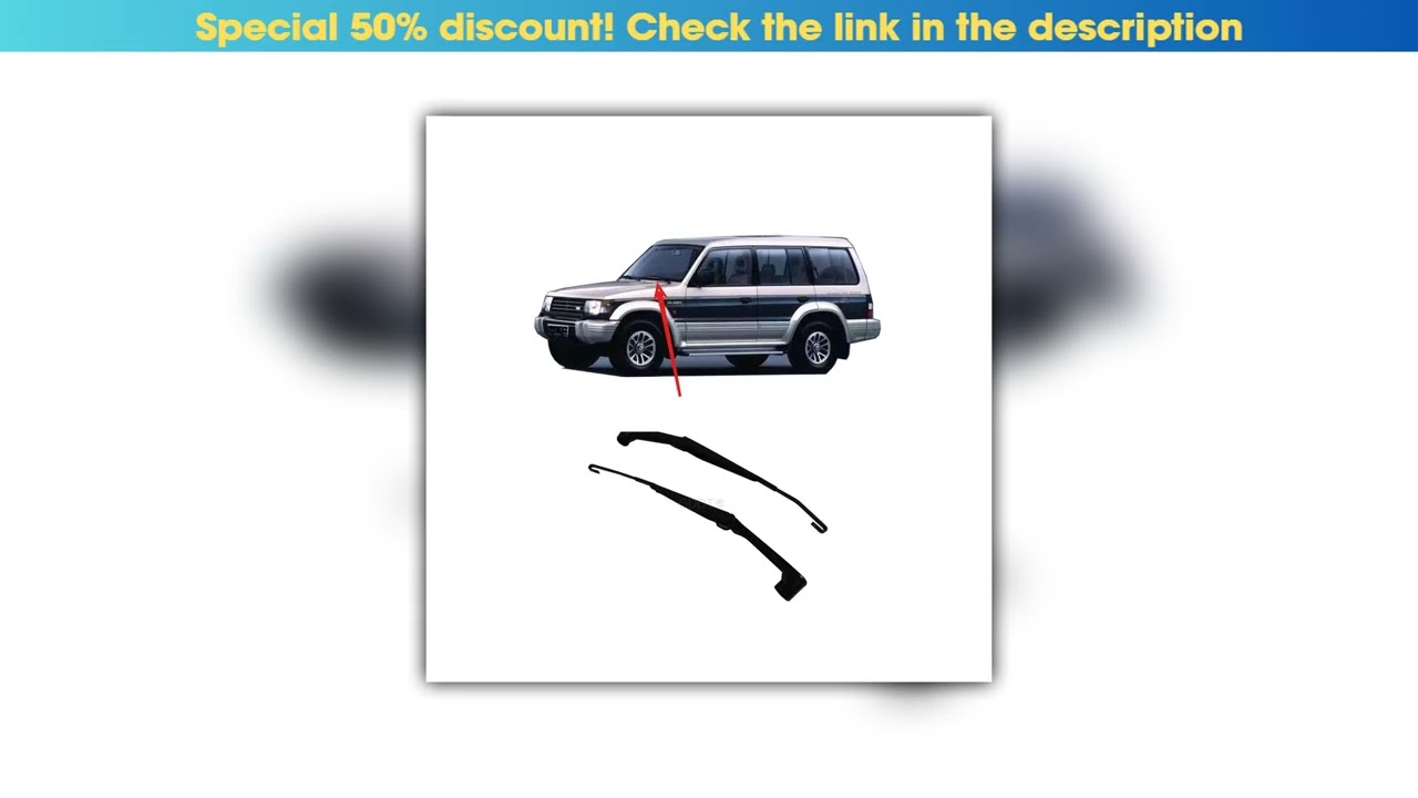 Hot Picks 2 or 4 Pcs LHD Front Window Glass Wiper Arm for Pajero V10 MB683941 Windshield Wiper Hold