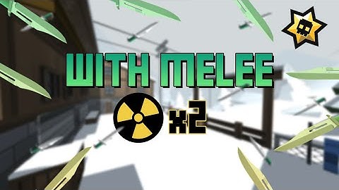 Knife Double Nuke ! (50-0) Melee Krunker Gameplay