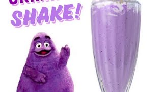 como fazer grimace shake sem sorvete! Resultado final.