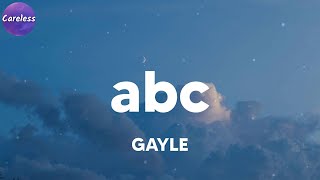 GAYLE - abc (The Wild Remix) (Lyrics) Resimi