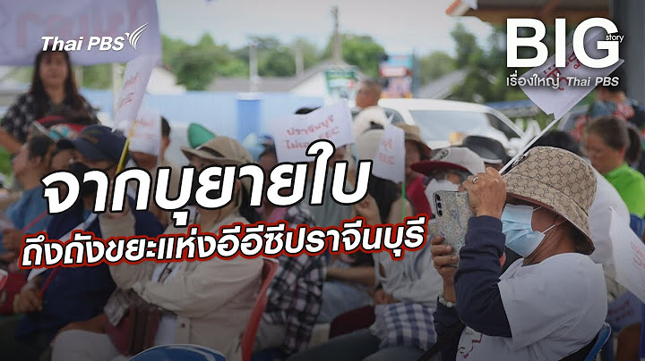 จากบุยายใบถึงถังขยะแห่งอีอีซีปราจีนบุรี | Big Story เรื่องใหญ่ Thai PBS
