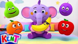 five cute fruits jumping bed nursery rhymes kids kent elephant