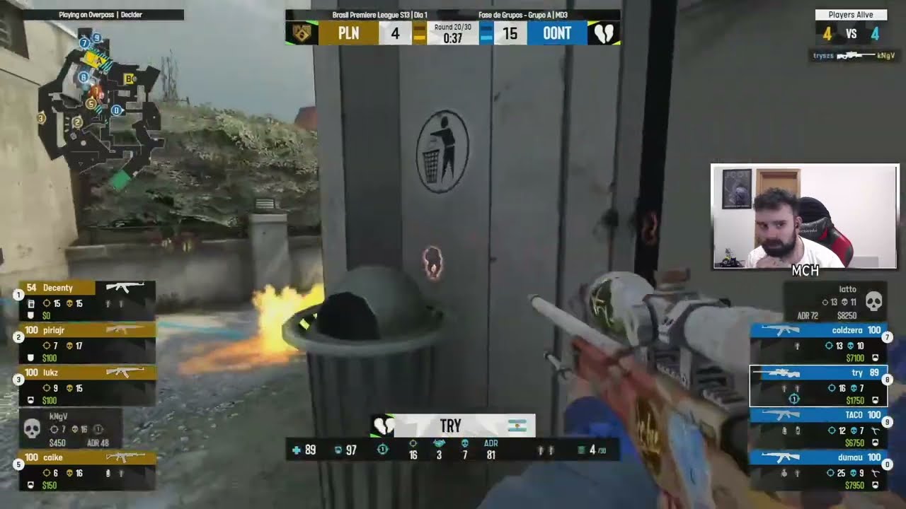 try destrói o PLANO e é aplaudido pelo PLANISTA mch