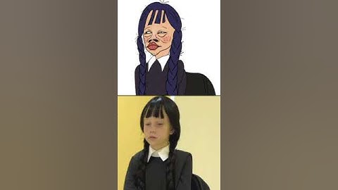 nastya plays pink vs black challenge with wednesday drawing meme | nastya funny videos