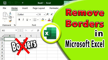 How to Remove Borders in Microsoft Excel
