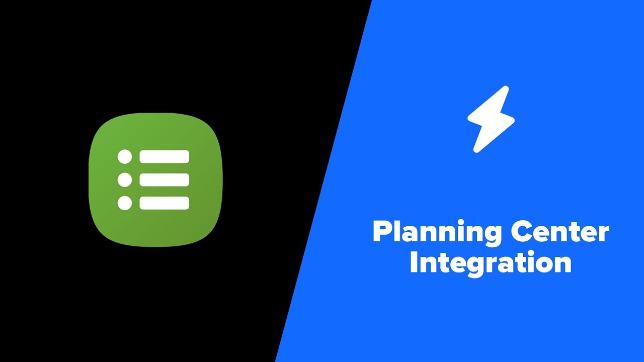 Planning Center Integration - YouTube