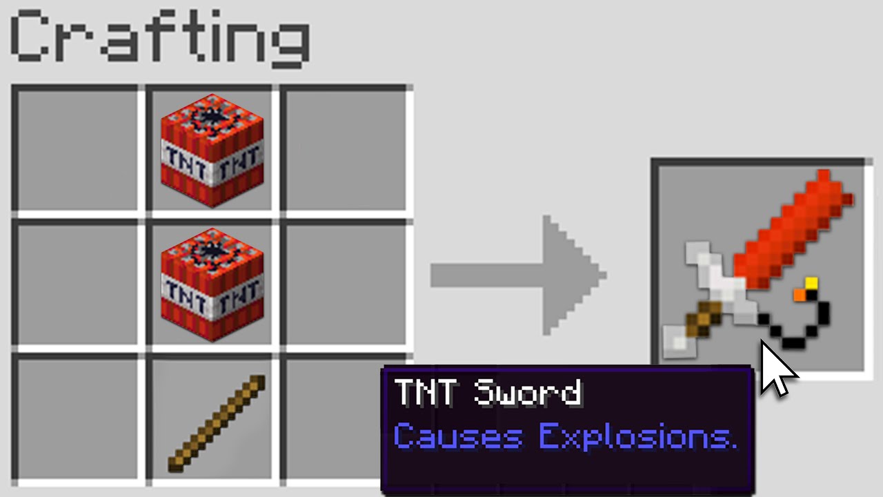 Minecraft, But There's Custom Swords... - YouTube