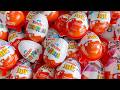 085769Minute Yummy Kinder Joy Chocolate, Kinder Surprise Opening ASMR Lollipops Some Lot's of Candie
