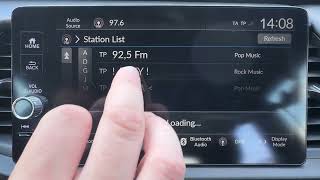HONDA Jazz V HYBRID - How to Assign Radio Station to Preset