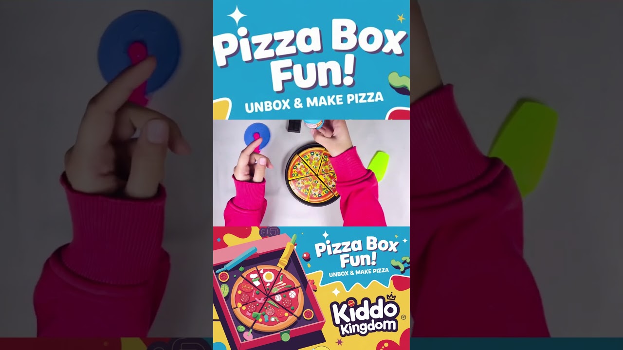 Pizza Box Toys Unboxing & Fun Pizza Making | Kiddo Kingdom Part 4