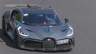 1 of 40 Bugatti Divo on the Nurburgring! 1479HP W16 BEAST!
