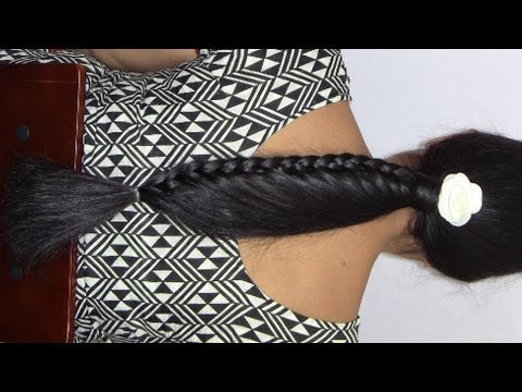 How To Do Indian/Pakistani Ladder Braid Hairstyle : For 