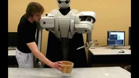 Human Manipulating Block and Container