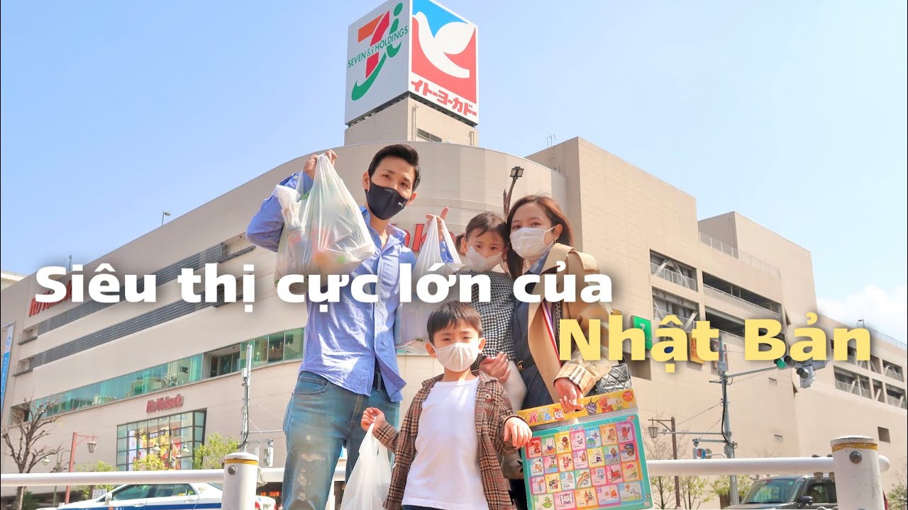 Mua sắm tại siêu thị cực lớn của Nhật Bản !! Gia đình Nhật Việt sẽ mua những gì ??