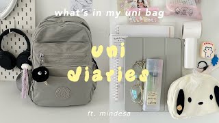 what’s in my college bag  college essentials ⋆·˚ ༘ *