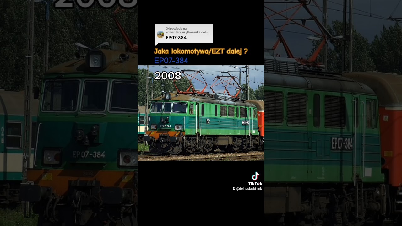 Historia lokomotywy EP07-384 PKP Intercity 