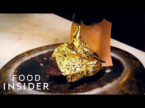 What A $400 Gold-Covered Steak Tastes Like | What&rsquo;s It Taste Like