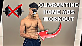 Quarantine Home ABS Workout! (NO EQUIPMENT)