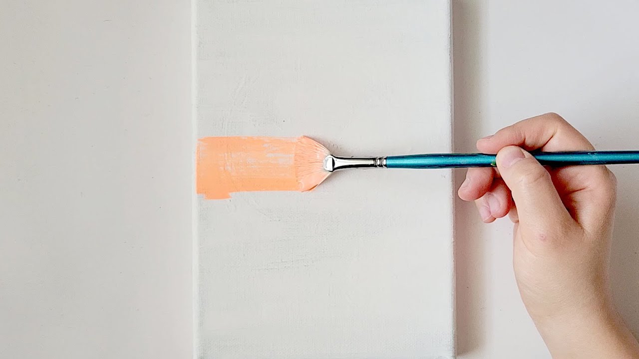 Зимний пейзаж с кострами / Акриловая живопись