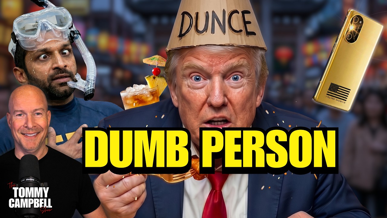 Trump’s “Dumb Person” Remark — Trump Phone & China Trip Mocked