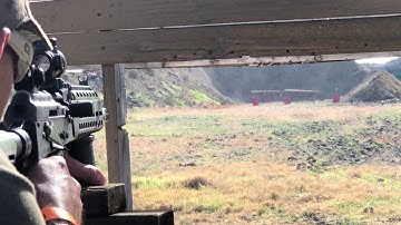 Krebs AC 18 ripping at 100 yards.