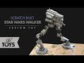 Diy star wars custom scratch built walker  from recycled packaging