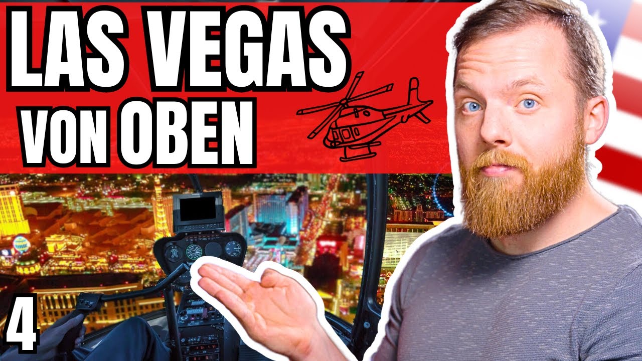 LAS VEGAS: Helikopter Flug über die Stadt! (4)