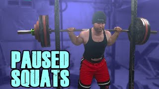 Max Effort Paused Squats (Westside Barbell/Conjugate Method)