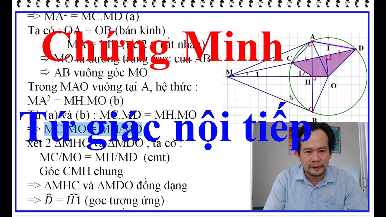 Tứ Giác Nội Tiếp | phương pháp chứng minh Tứ Giác Nội... - youtube