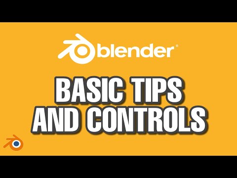 BLENDER 2.8 - LATEST BASIC TIPS AND CONTROLS (BEGINNERS TUTORIAL)