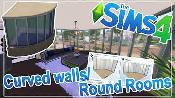 Sims 4 Tutorial - Round Walls (T.O.O.L Mod - no cc tho...)