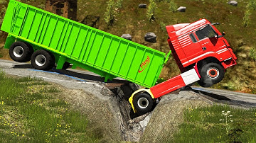 Trucks vs Potholes #92 | BeamNG.DRIVE