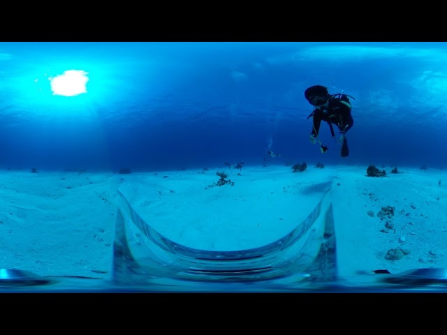 RICOH THETA V Underwater With TW-1 Underwater Housing - YouTube