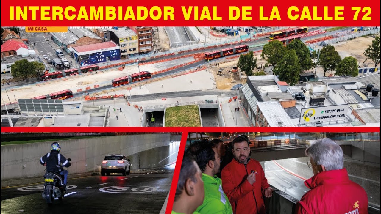 Habilitan el paso vehicular del Intercambiador vial de la calle 72 ...