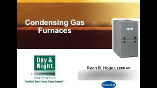 Day u0026 Night 97% AFUE Modulating Gas Furnaces - Webinar 1/28/13 - YouTube
