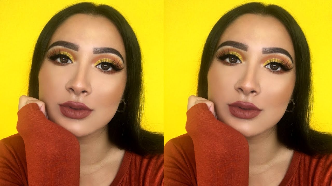 YELLOW SUMMER MAKEUP TUTORIAL | Dania Marie